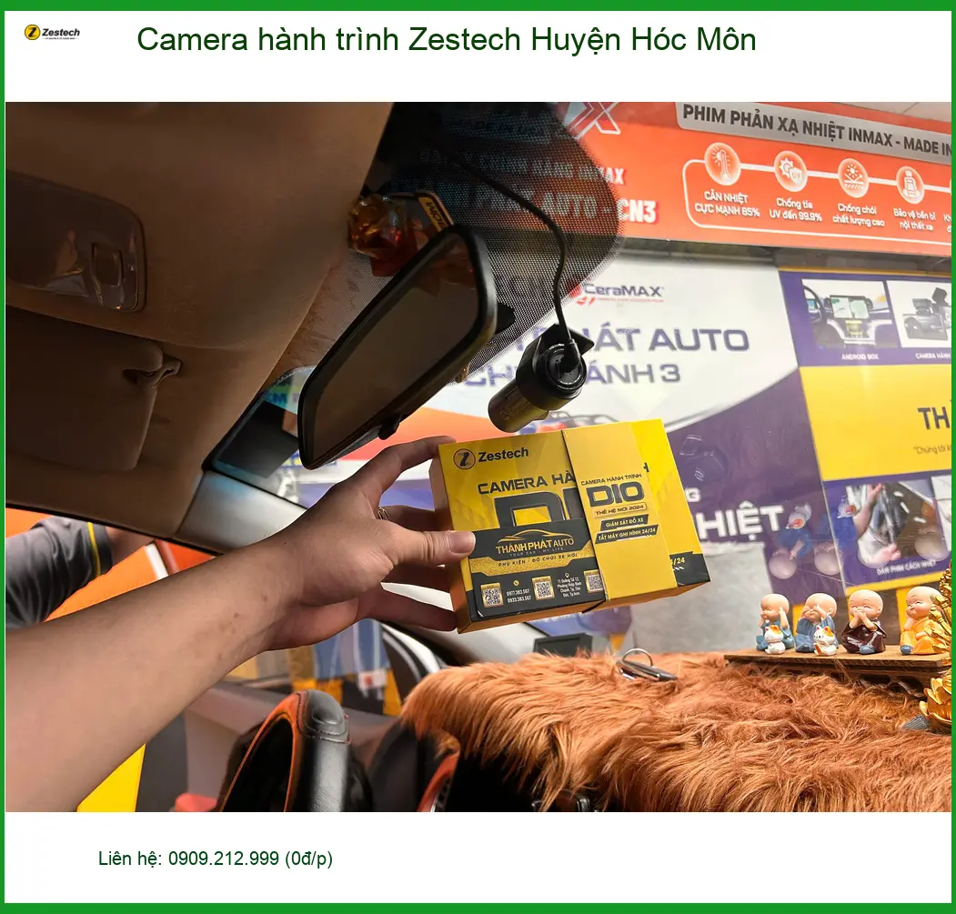 Nơi Lắp Camera Hành Trình Ô Tô Zestech Huyện Hóc Môn - Giá Tốt TPHCM ảnh thực tế 2