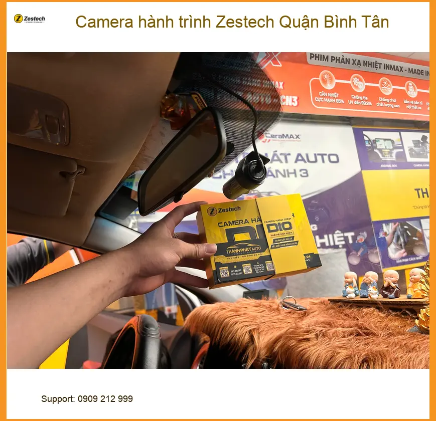 Trung Tâm Lắp Camera Hành Trình Ô Tô hành trình Zestech Quận Bình Tân - Lắp Đặt Uy Tín TPHCM