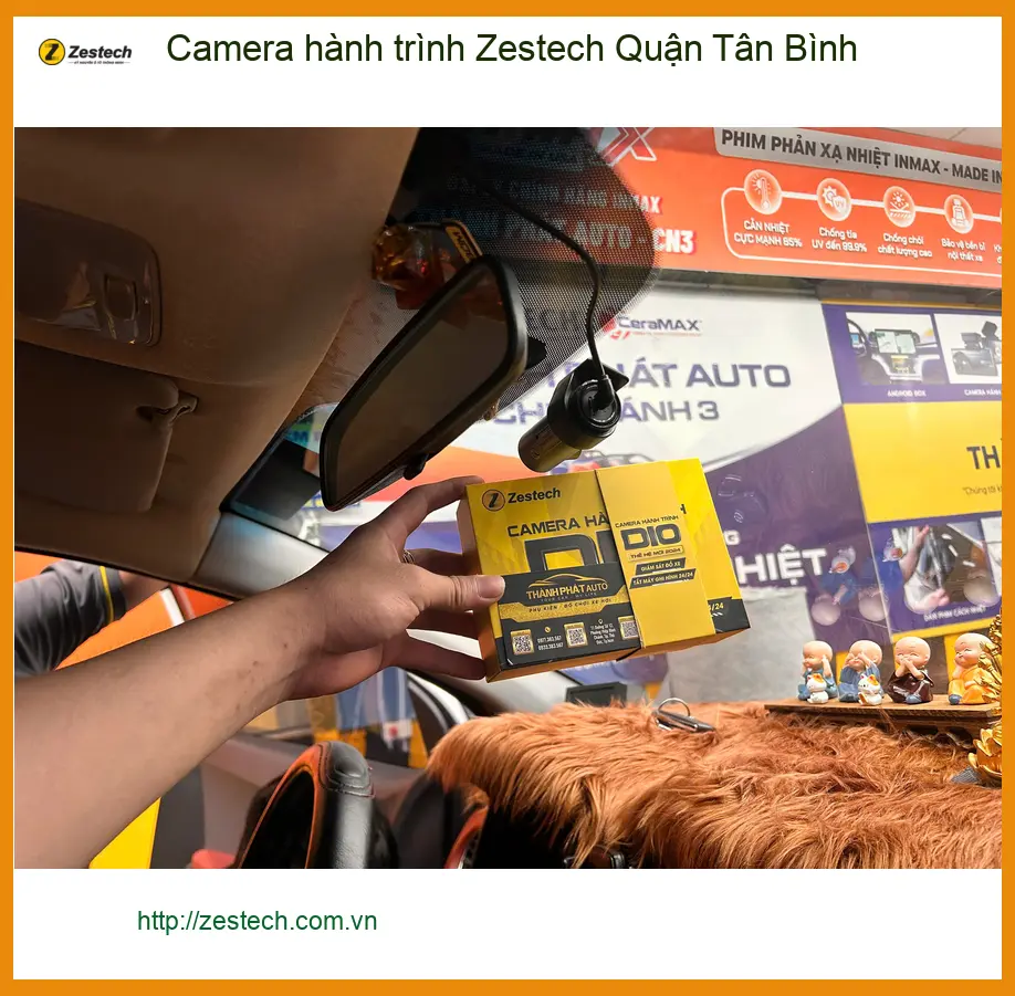 Địa Chỉ Lắp Camera Hành Trình Ô Tô Zestech Quận Tân Bình - Lắp Đặt Uy Tín TPHCM ảnh thực tế 2