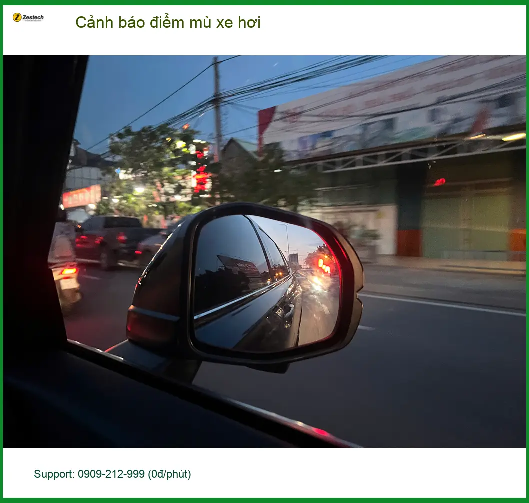 Anh Tùng lắp cảnh báo điểm mù xe hơi cho Kia Carnival tại Hóc Môn ảnh thực tế 3