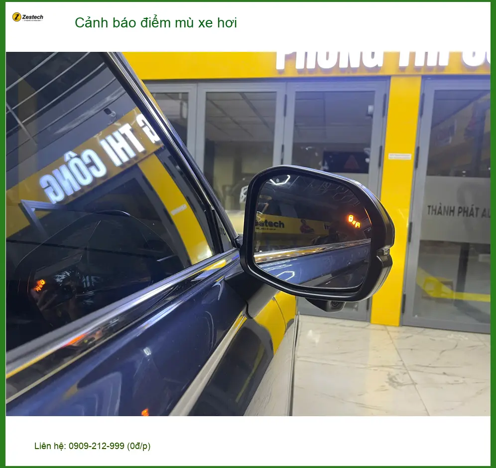 Anh Tùng lắp cảnh báo điểm mù xe hơi cho Kia Carnival tại Hóc Môn ảnh thực tế 4