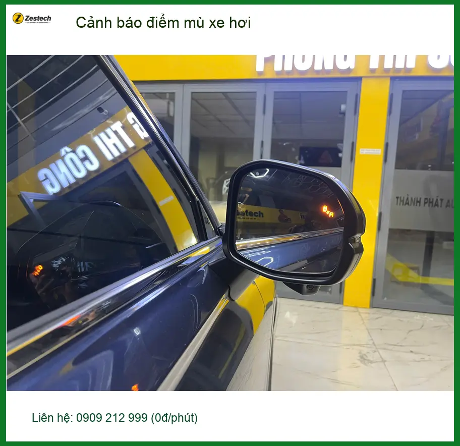 Chú Tấn lắp cảnh báo điểm mù cho Hyundai Accent Quận 12 đi đường an toàn ảnh thực tế 3