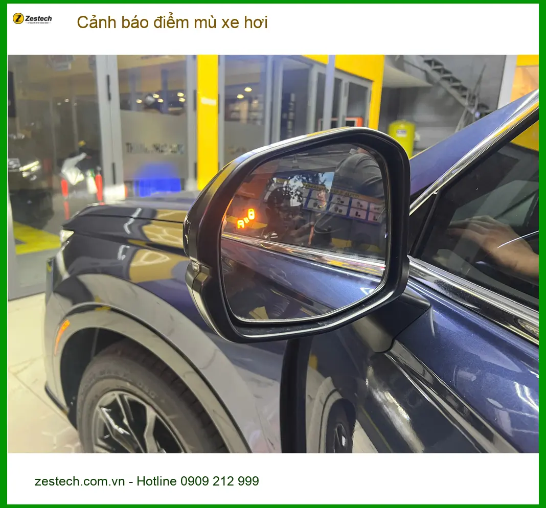 Chú Tấn lắp cảnh báo điểm mù cho Hyundai Accent Quận 12 đi đường an toàn ảnh thực tế 5