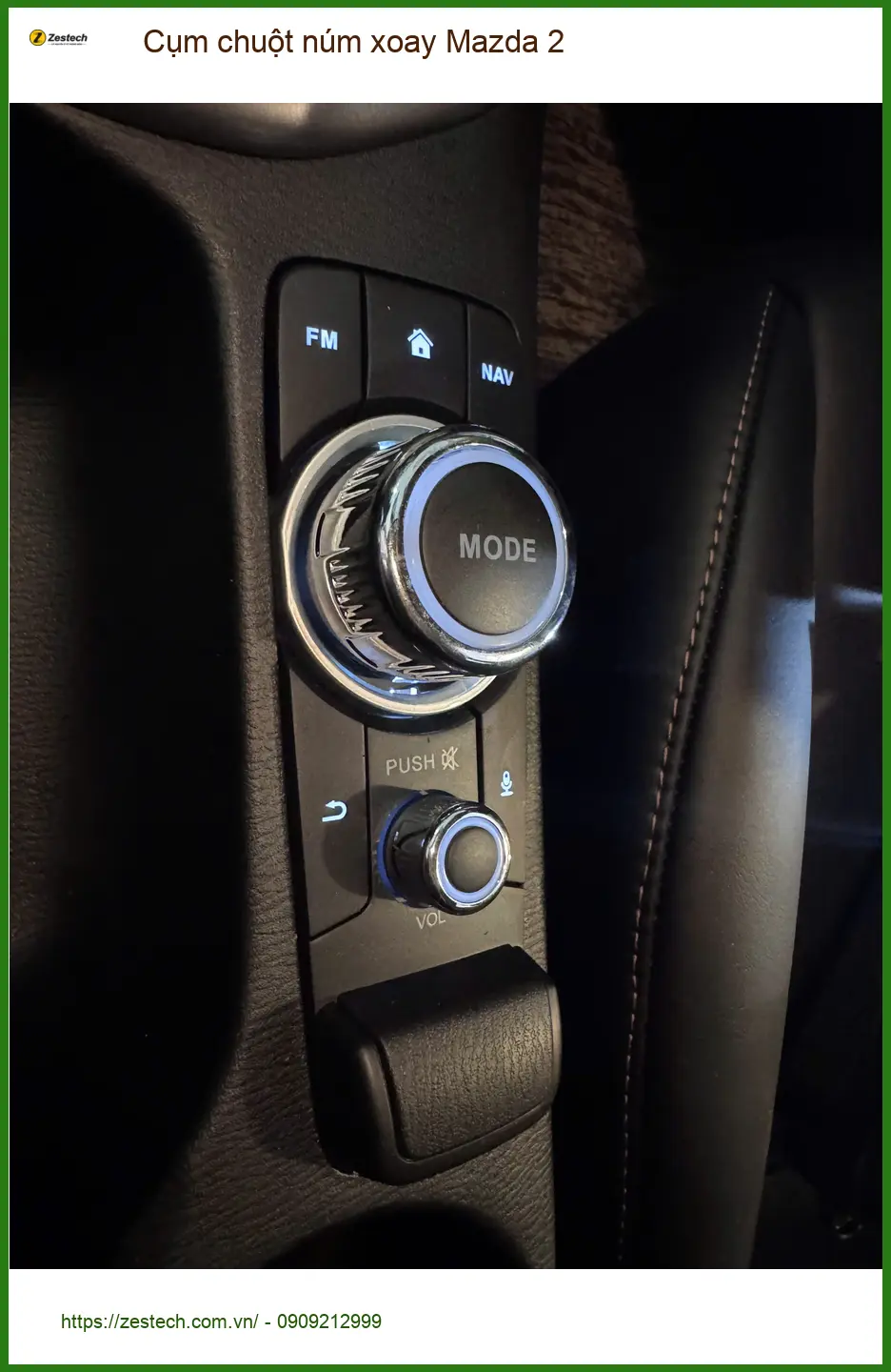 Anh Quang Minh lắp cụm chuột núm xoay Mazda 2 tại Quận Nhà Bè vì cụm zin bị hỏng ảnh thực tế 3