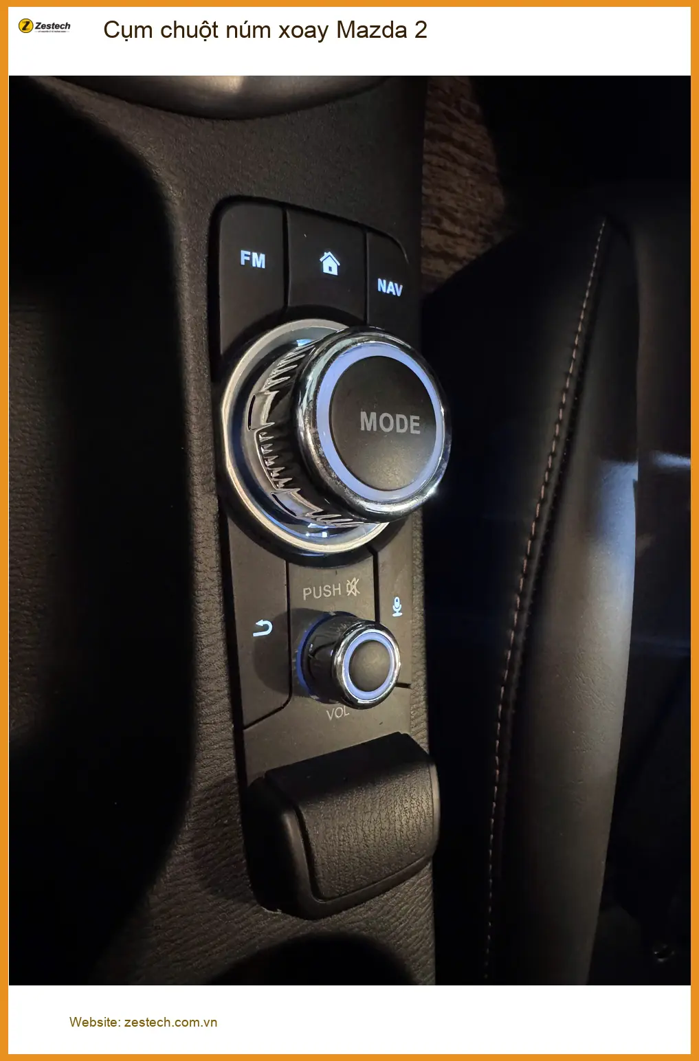 Anh Thắng lắp Cụm chuột núm xoay Mazda 2 Quận 6 để thao tác dễ dàng hơn