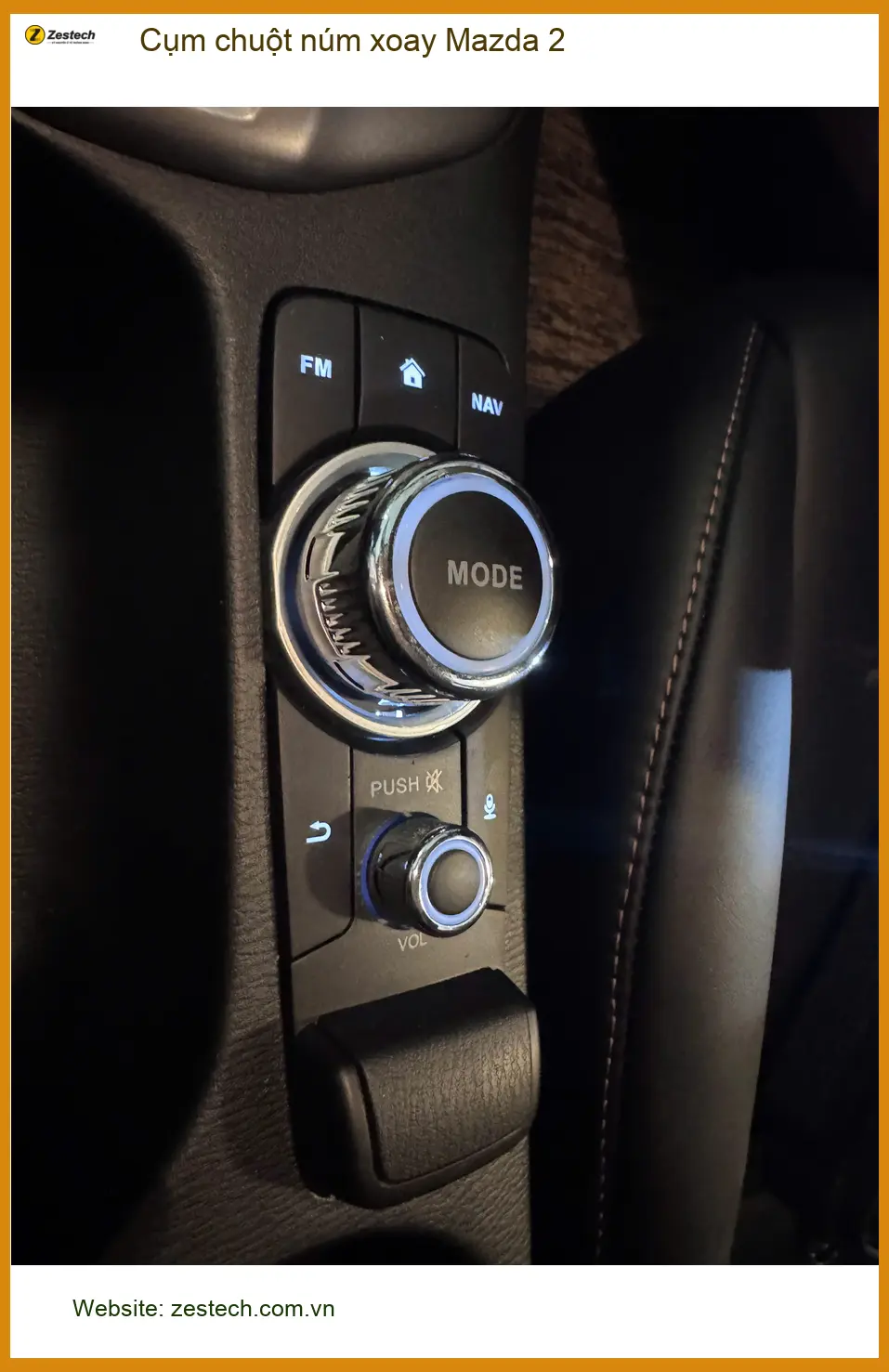 Anh Thắng lắp Cụm chuột núm xoay Mazda 2 Quận 6 để thao tác dễ dàng hơn ảnh thực tế 3