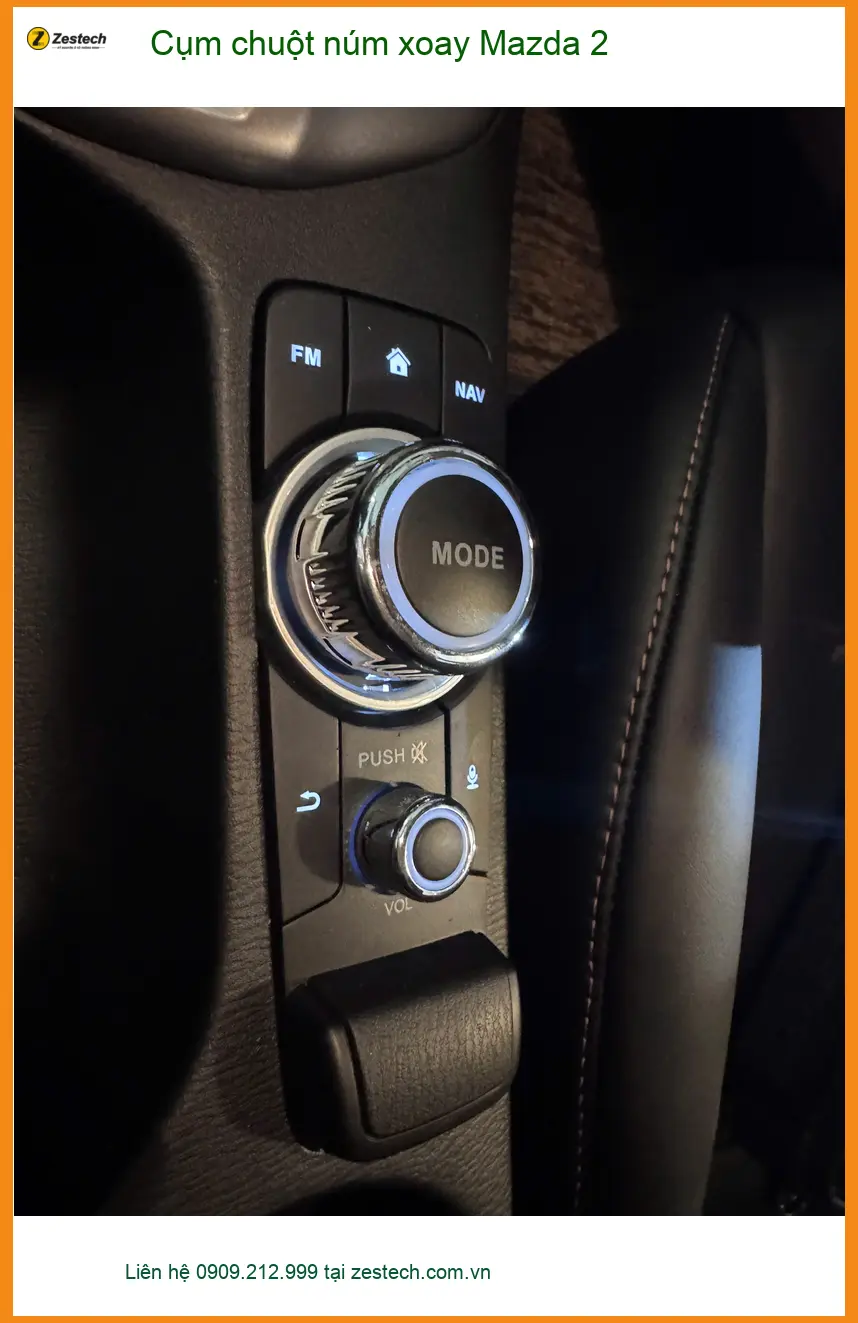 Anh Thiện Huy lắp cụm chuột núm xoay Mazda 2 tại Quận 11 vì cụm zin bị trượt phím ảnh thực tế 5