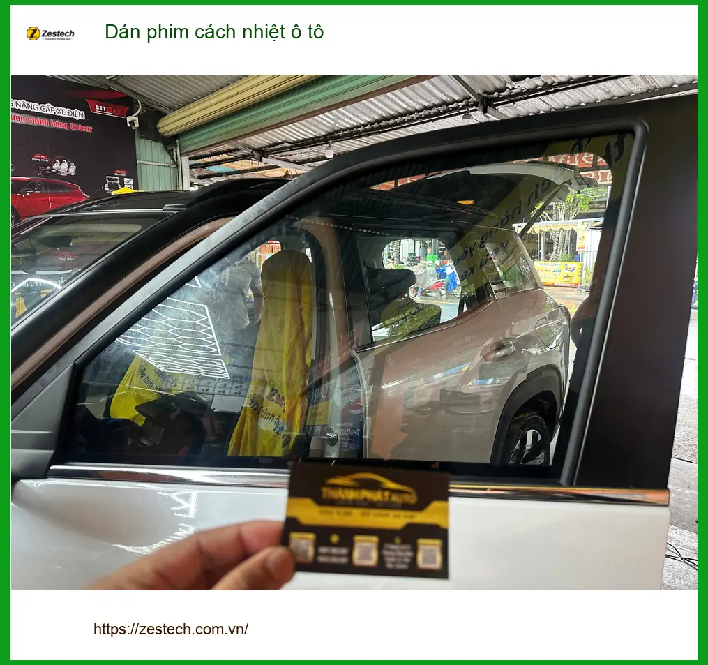 Anh Kiệt dán phim cách nhiệt ô tô Hyundai Santa Fe tại Hóc Môn để chống nóng hiệu quả ảnh thực tế 2