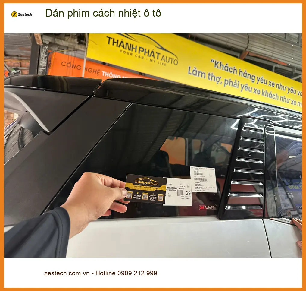 Anh Kiệt dán phim cách nhiệt ô tô Hyundai Santa Fe tại Hóc Môn để chống nóng hiệu quả ảnh thực tế 4