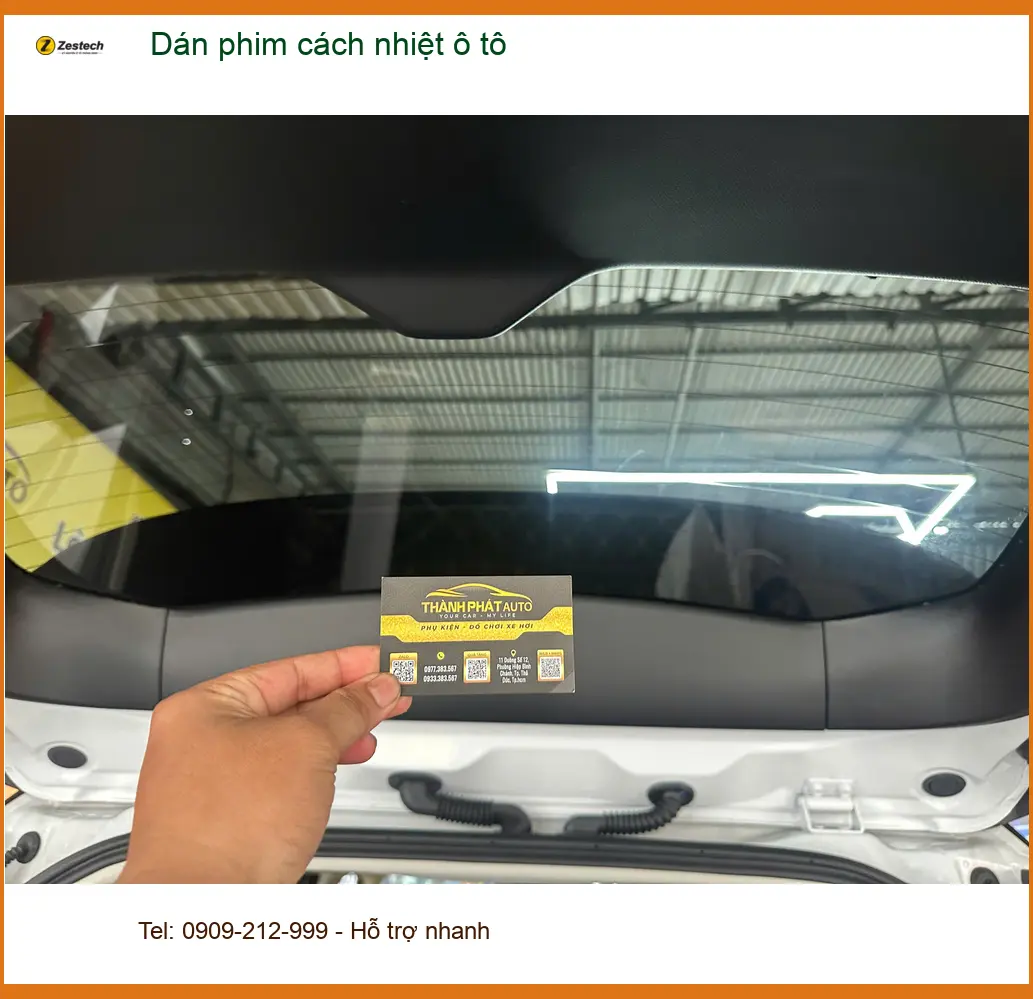 Chú Hưng dán phim cách nhiệt ô tô cho Kia K3 tại Thủ Đức chống nóng hè ảnh thực tế 5