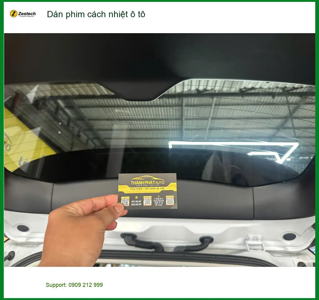 Bác Tùng dán phim cách nhiệt ô tô Hyundai Creta tại Cần Giờ chống nắng nóng ảnh thực tế 2