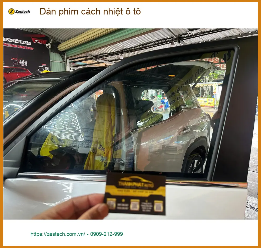 Bác Tùng dán phim cách nhiệt ô tô Hyundai Creta tại Cần Giờ chống nắng nóng ảnh thực tế 4
