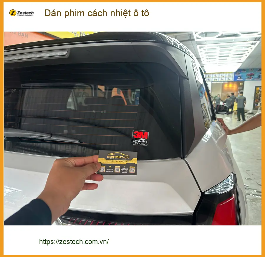 Bác Tùng dán phim cách nhiệt ô tô Hyundai Creta tại Cần Giờ chống nắng nóng ảnh thực tế 5