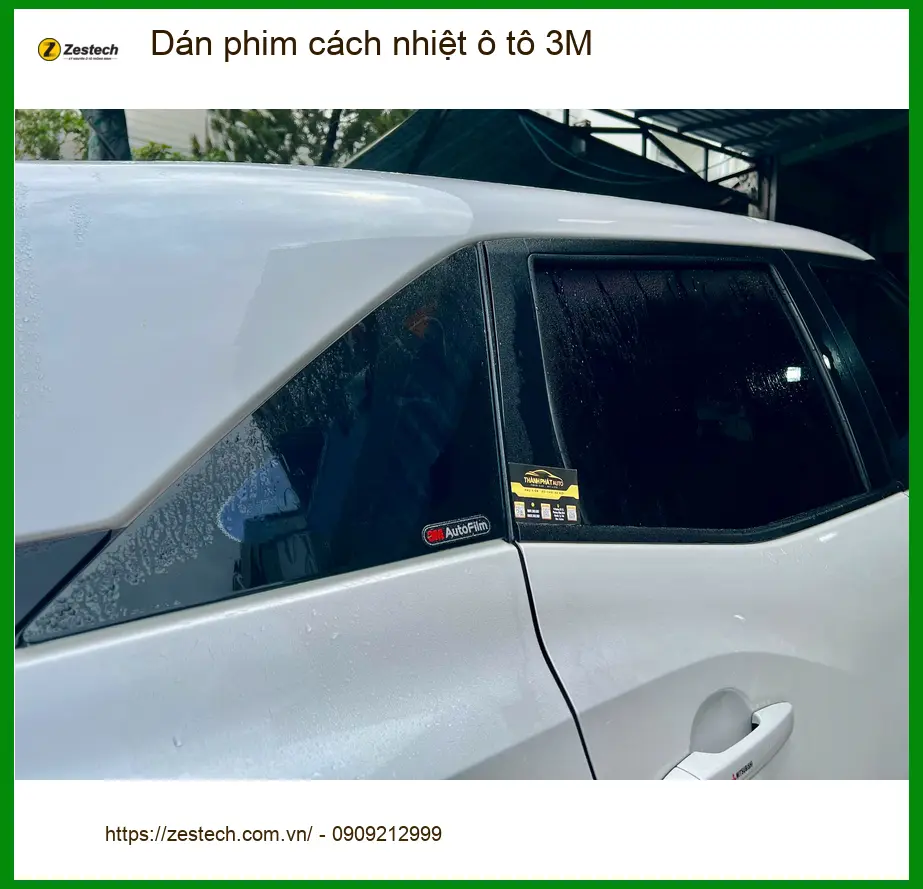 Anh Tùng dán phim cách nhiệt ô tô 3M cho Hyundai Accent tại Quận Bình Tân chống nóng hiệu quả ảnh thực tế 2