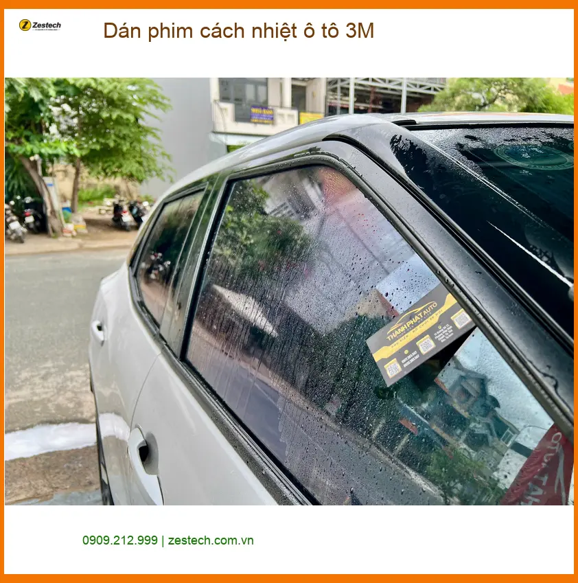 Chú Minh dán phim cách nhiệt 3M cho Hyundai Accent tại Quận 12 mùa nắng nóng ảnh thực tế 2