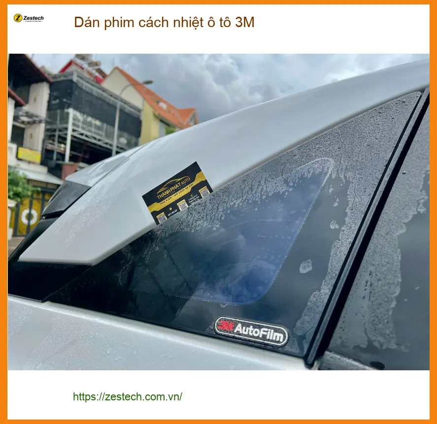 Chú Minh dán phim cách nhiệt 3M cho Hyundai Accent tại Quận 12 mùa nắng nóng ảnh thực tế 4
