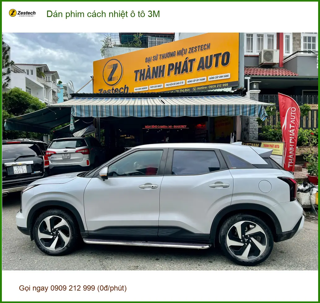 Anh Huy dán phim cách nhiệt ô tô 3M cho Hyundai Accent tại Quận Thủ Đức để xe mát hơn khi di chuyển ảnh thực tế 2