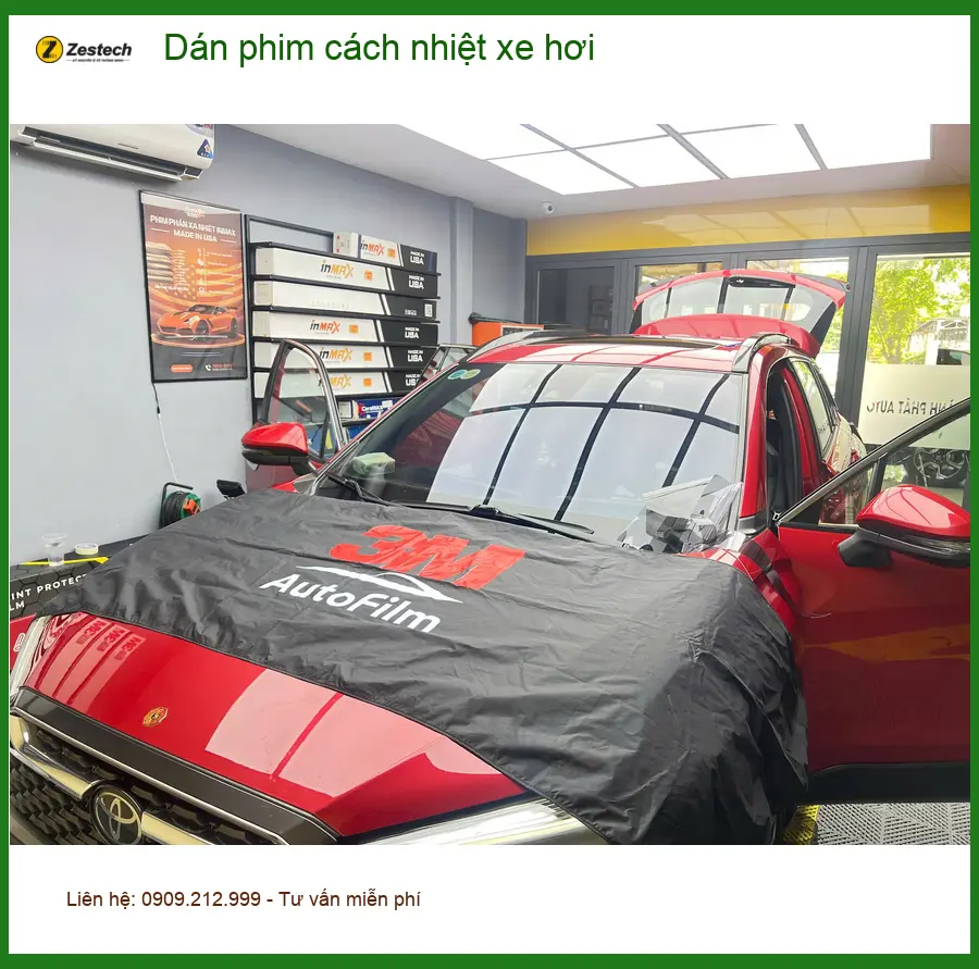 Chị Thảo dán phim cách nhiệt xe Hyundai Creta tại Quận 9 để chống nóng hiệu quả ảnh thực tế 2