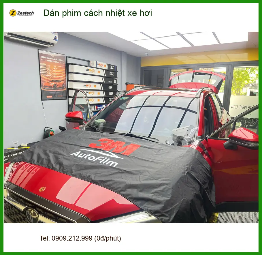 Anh Khang dán phim cách nhiệt Honda CRV tại Quận 8 để chống nóng hiệu quả ảnh thực tế 3