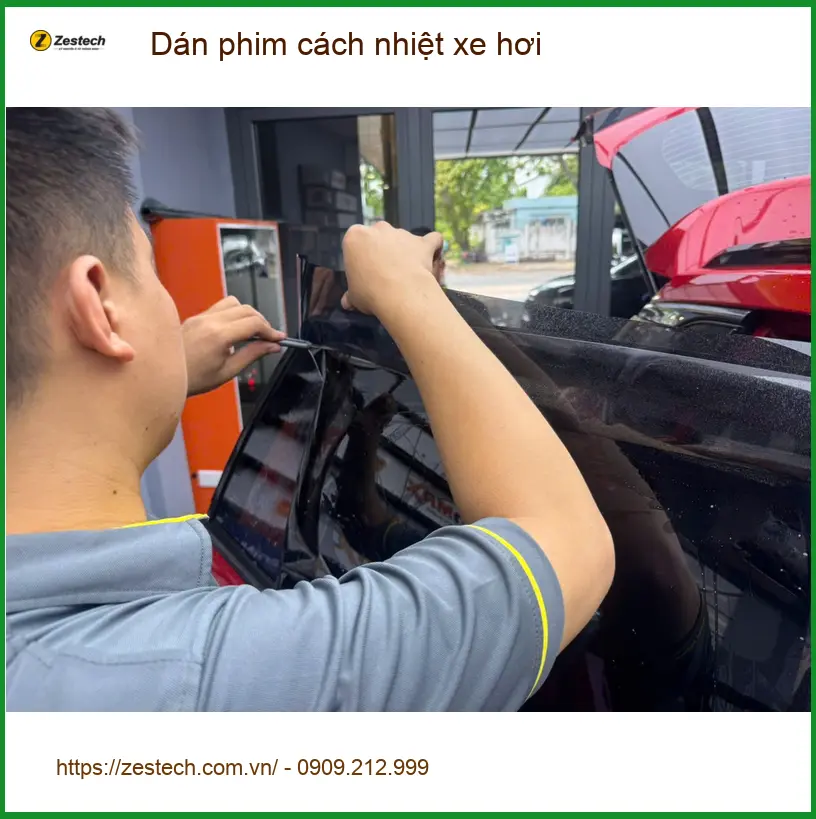 Chị Thảo dán phim cách nhiệt xe hơi Hyundai Creta tại Củ Chi để chống nóng hiệu quả ảnh thực tế 2