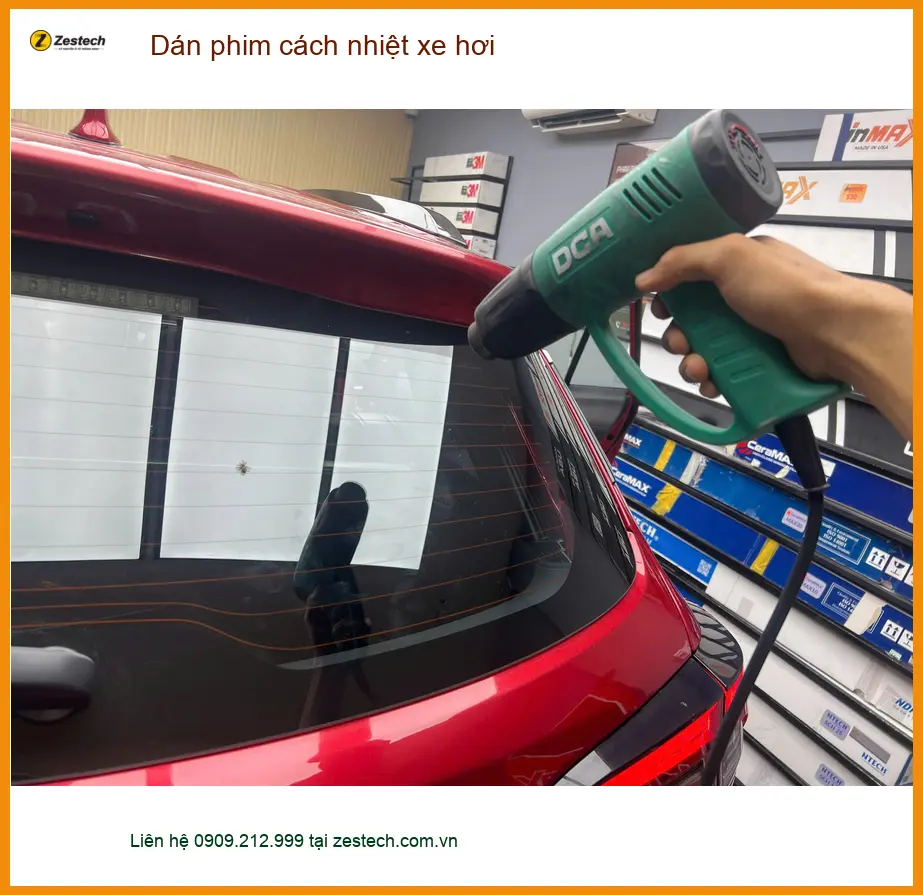 Chị Thảo dán phim cách nhiệt xe hơi Hyundai Creta tại Củ Chi để chống nóng hiệu quả ảnh thực tế 4