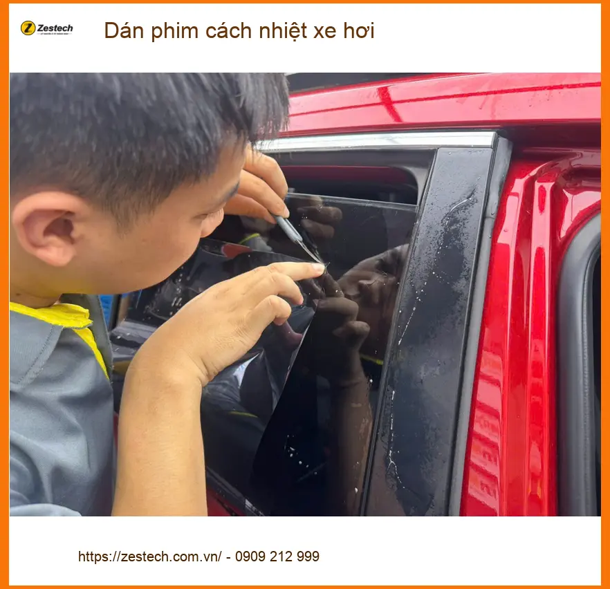 Chị Thảo dán phim cách nhiệt xe hơi Hyundai Creta tại Củ Chi để chống nóng hiệu quả ảnh thực tế 5