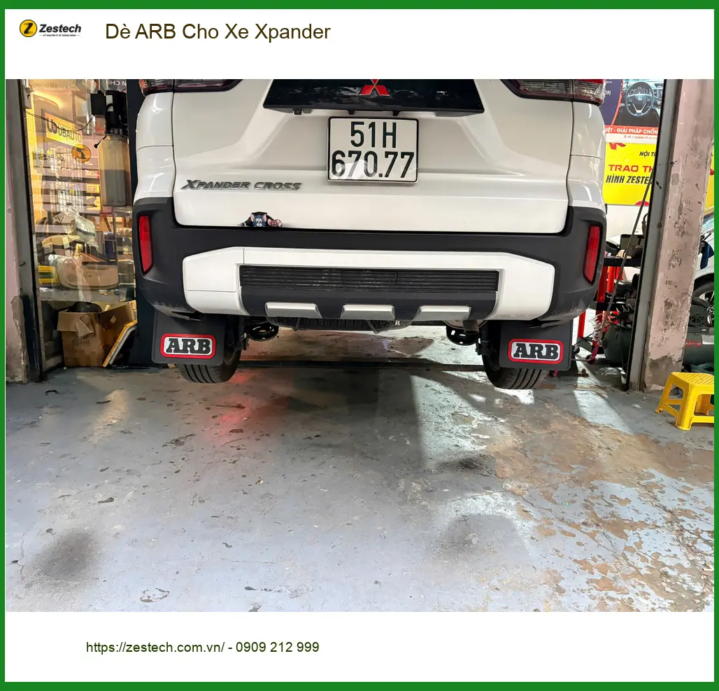 Chị Thanh lắp dè ARB cho Xpander tại Quận Bình Thạnh để bảo vệ gầm xe