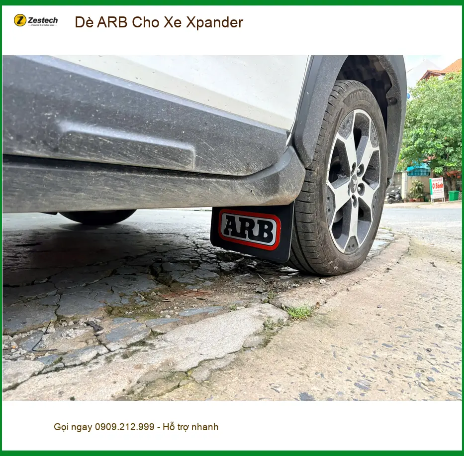 Chị Thanh lắp dè ARB cho Xpander tại Quận Bình Thạnh để bảo vệ gầm xe ảnh thực tế 2