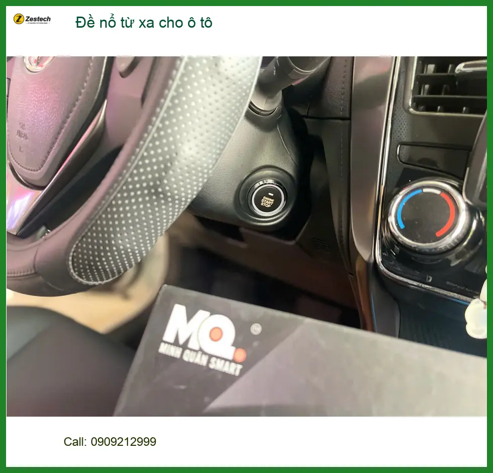 Anh Khải lắp Đề nổ từ xa cho Toyota Vios tại Củ Chi để xe luôn mát mẻ ảnh thực tế 3