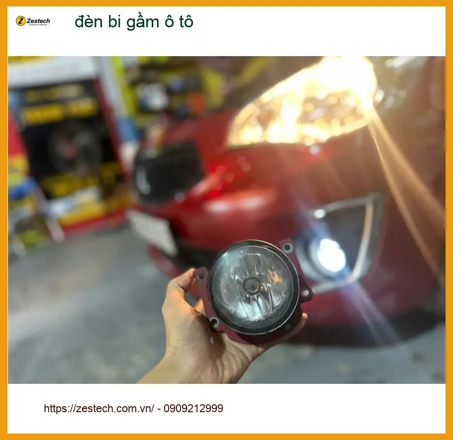 Anh Khải độ đèn bi gầm VinFast Lux A2.0 đi đêm an toàn tại Nhà Bè ảnh thực tế 3