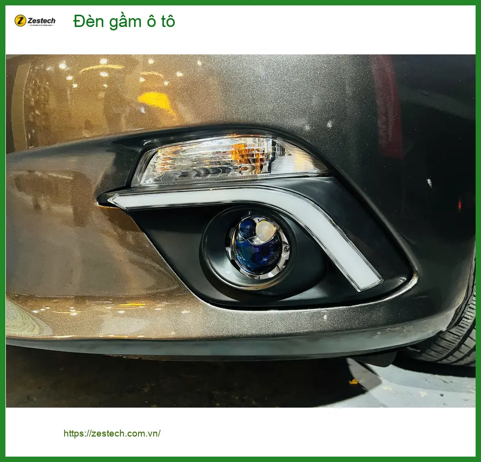 Anh Quang độ đèn gầm ô tô cho Suzuki XL7 vì đèn zin quá yếu khi đi đêm tại Quận 11 ảnh thực tế 3