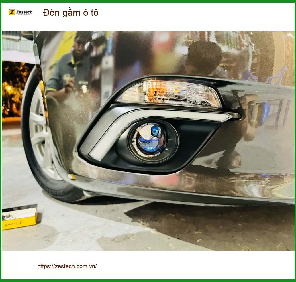 Anh Quang độ đèn gầm ô tô cho Suzuki XL7 vì đèn zin quá yếu khi đi đêm tại Quận 11 ảnh thực tế 5