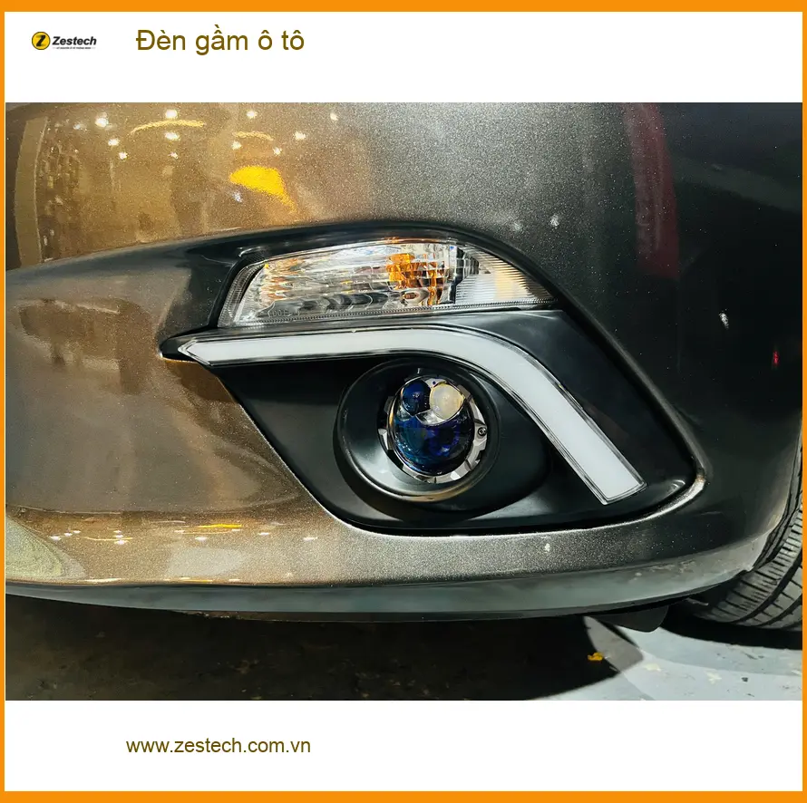 Anh Quang độ đèn gầm ô tô Hyundai Accent tại Hóc Môn vì đèn zin yếu