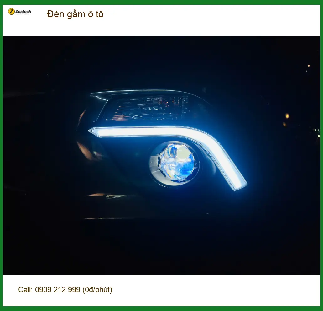 Chị Lan Anh độ đèn gầm ô tô Hyundai Accent tại Quận Huyện Nhà Bè để đi đêm an toàn hơn