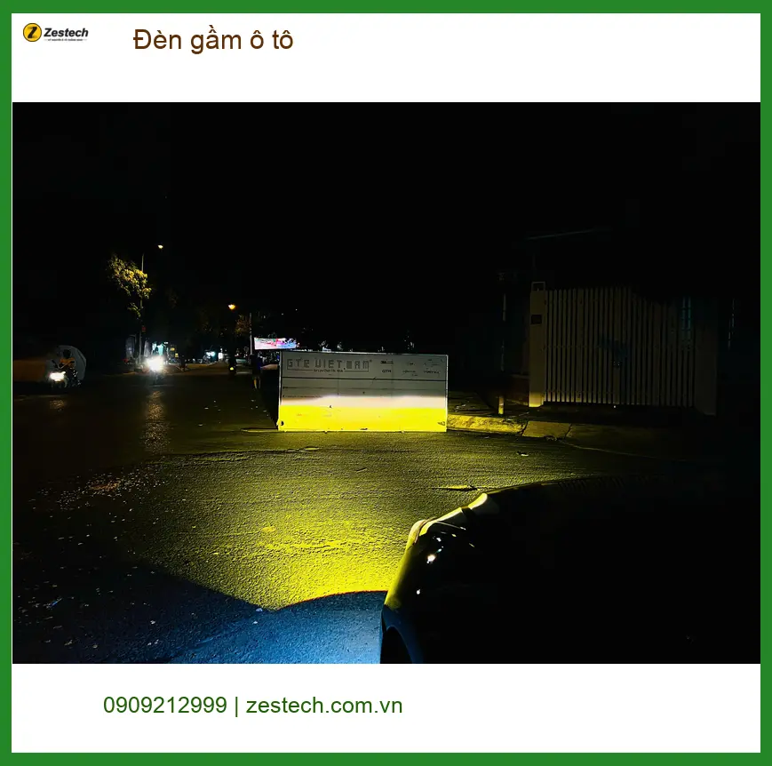Chị Lan Anh độ đèn gầm ô tô Hyundai Accent tại Quận Huyện Nhà Bè để đi đêm an toàn hơn ảnh thực tế 2
