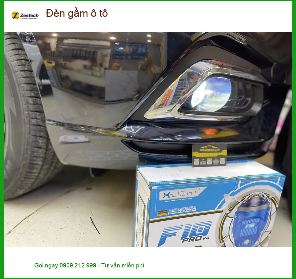 Anh Thịnh lắp đèn gầm ô tô cho Hyundai Accent tại Quận Phú Nhuận ảnh thực tế 2