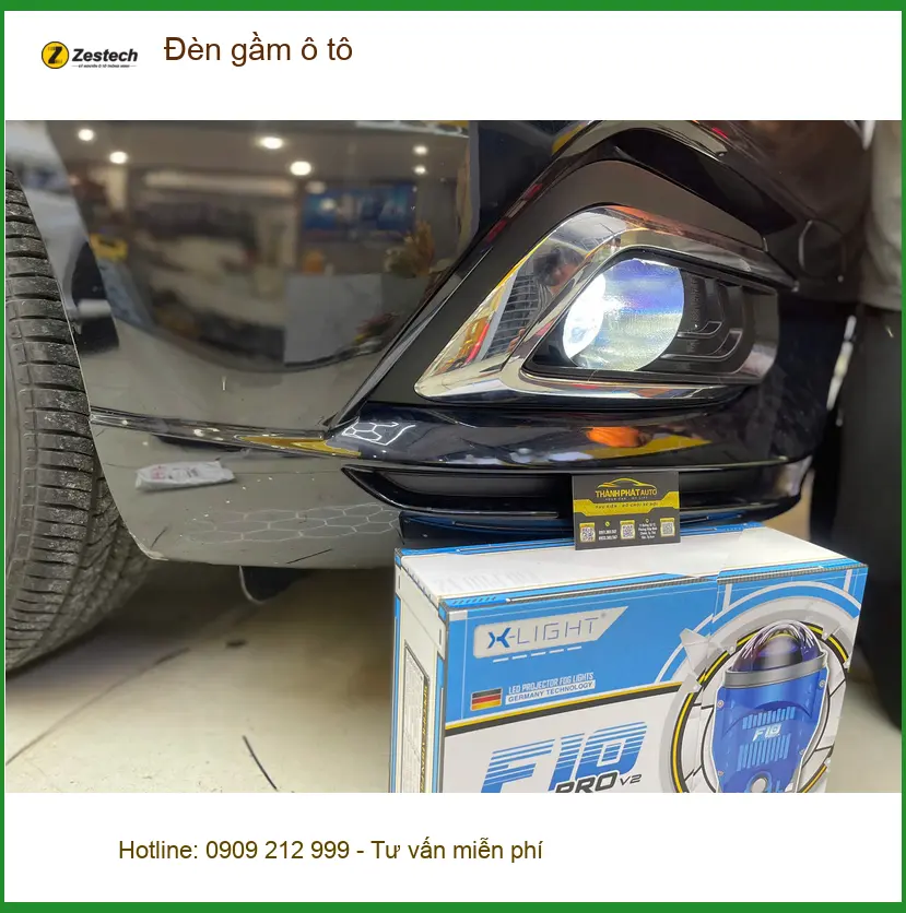 Anh Thịnh lắp đèn gầm ô tô cho Hyundai Accent tại Quận Phú Nhuận ảnh thực tế 3