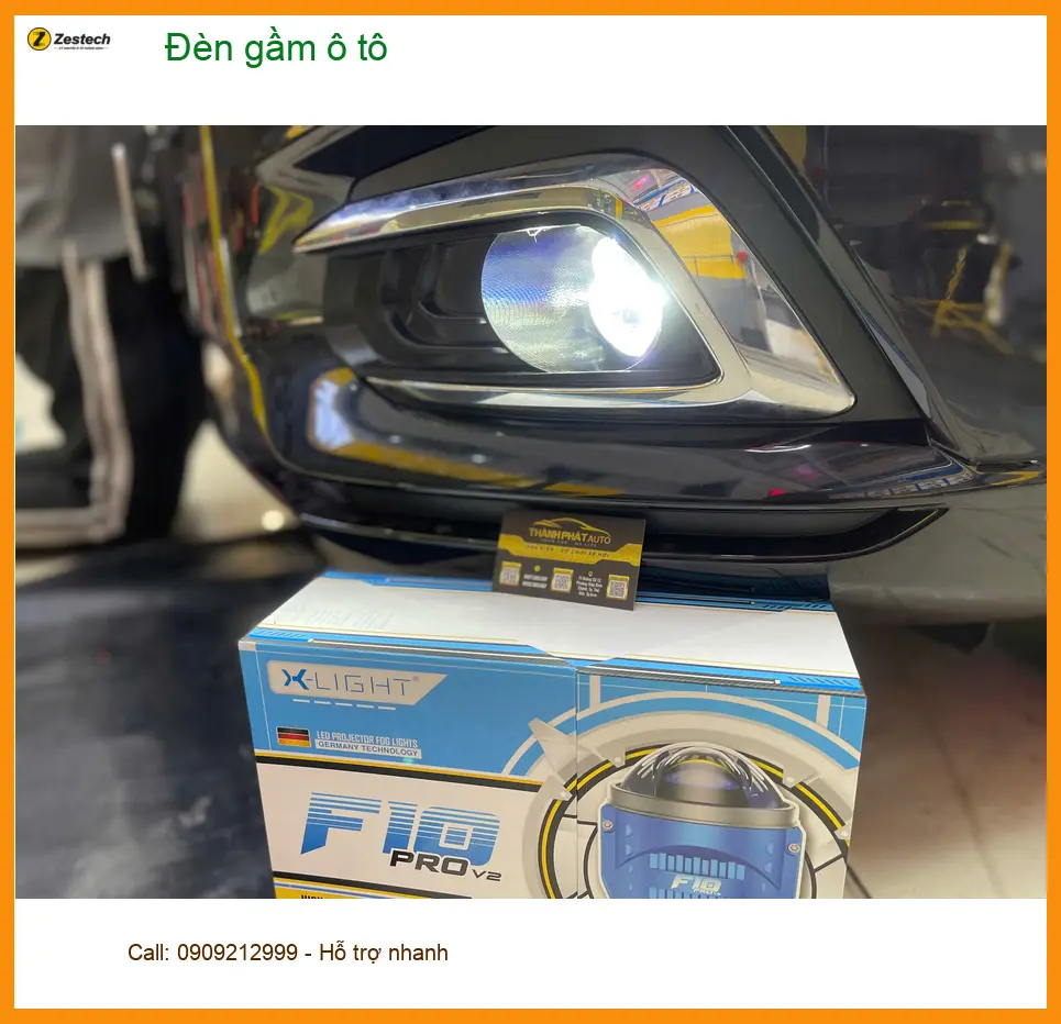 Anh Hải độ đèn gầm ô tô Kia Seltos tại Hóc Môn để lái xe an toàn hơn khi thời tiết xấu ảnh thực tế 2