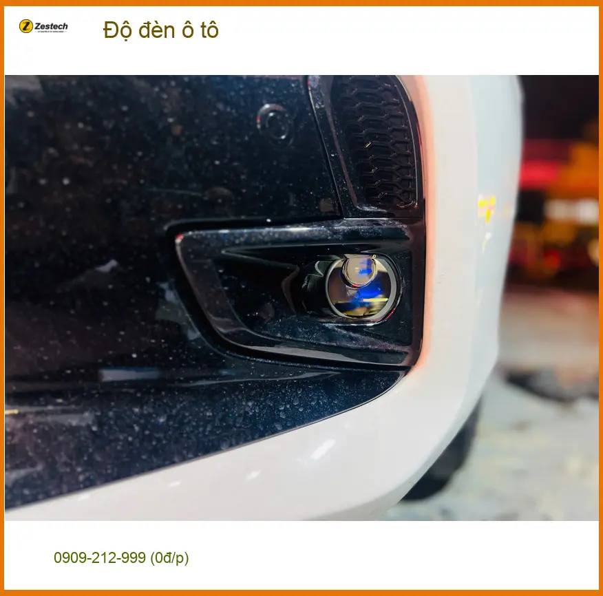 Anh Khải độ đèn ô tô cho Hyundai Creta tại Củ Chi để tăng cường tầm nhìn ban đêm ảnh thực tế 3