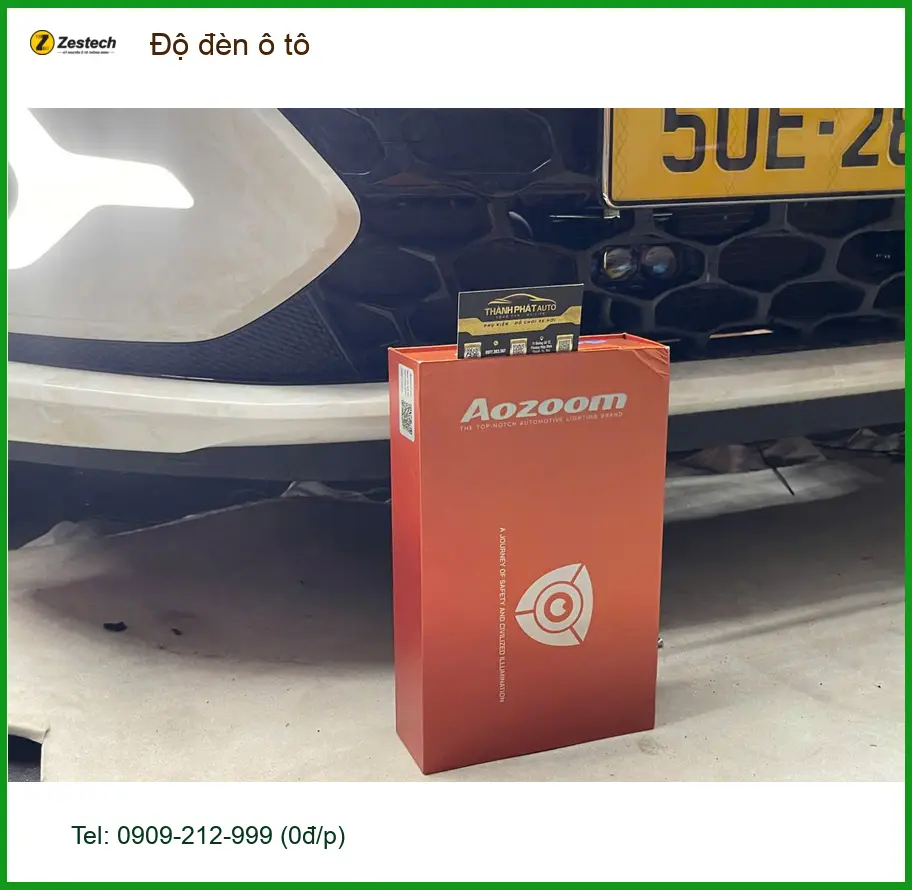 Anh Tấn độ đèn ô tô Hyundai Accent tại Nhà Bè vì đèn zin quá tối ảnh thực tế 4