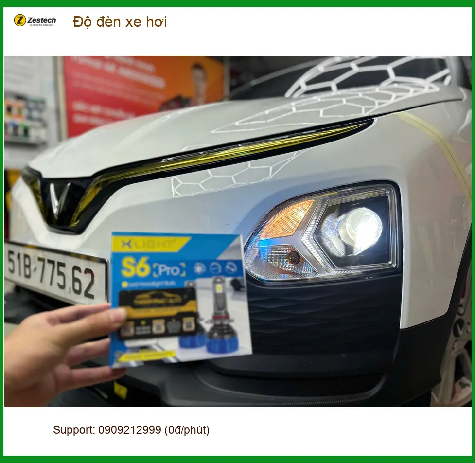 Anh Khang độ đèn xe hơi Hyundai Creta tại Nhà Bè vì đèn zin không đủ sáng