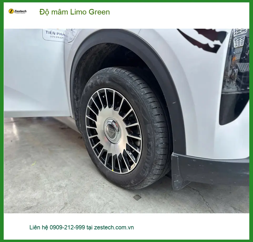 Anh Hoàng Nam độ mâm Limo Green Hyundai Santa Fe Quận Tân Bình nâng tầm đẳng cấp