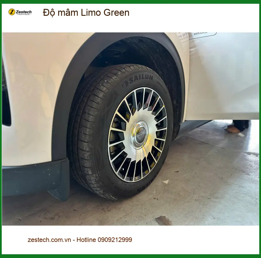 Chú Nhật độ mâm Limo Green cho Toyota Camry muốn xe thể thao hơn tại Thủ Đức ảnh thực tế 2