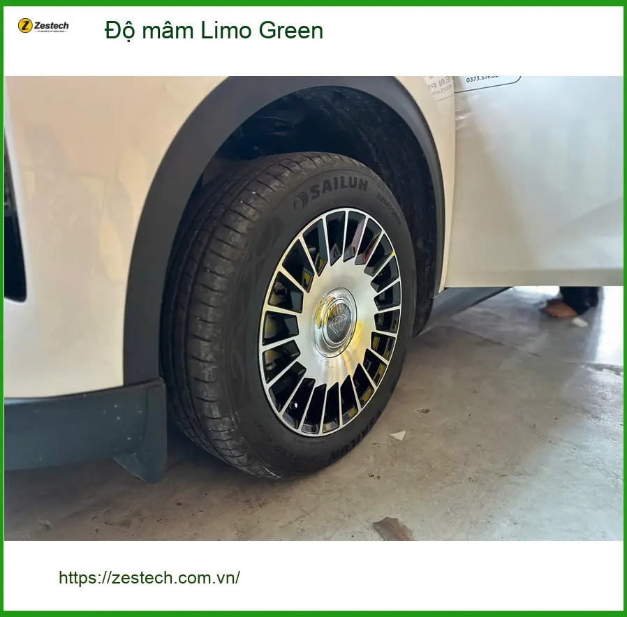 Anh Tấn độ mâm Limo Green cho Hyundai Accent ở Hóc Môn xe chất hơn ảnh thực tế 2