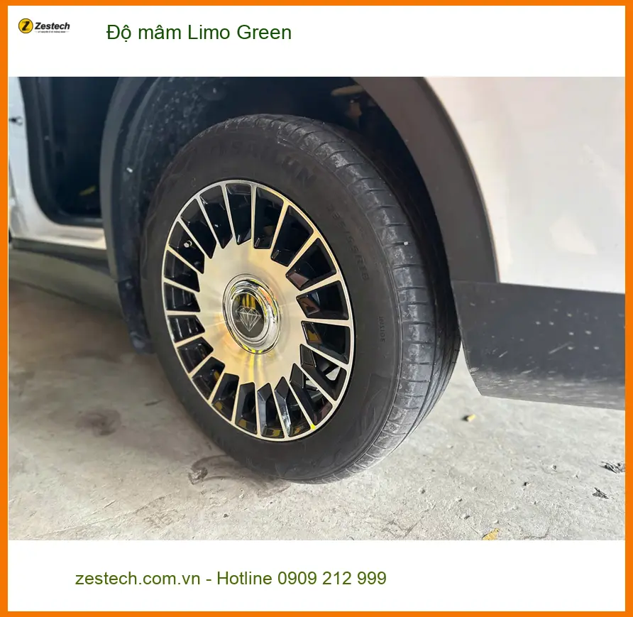 Anh Tấn độ mâm Limo Green cho Hyundai Accent ở Hóc Môn xe chất hơn ảnh thực tế 3