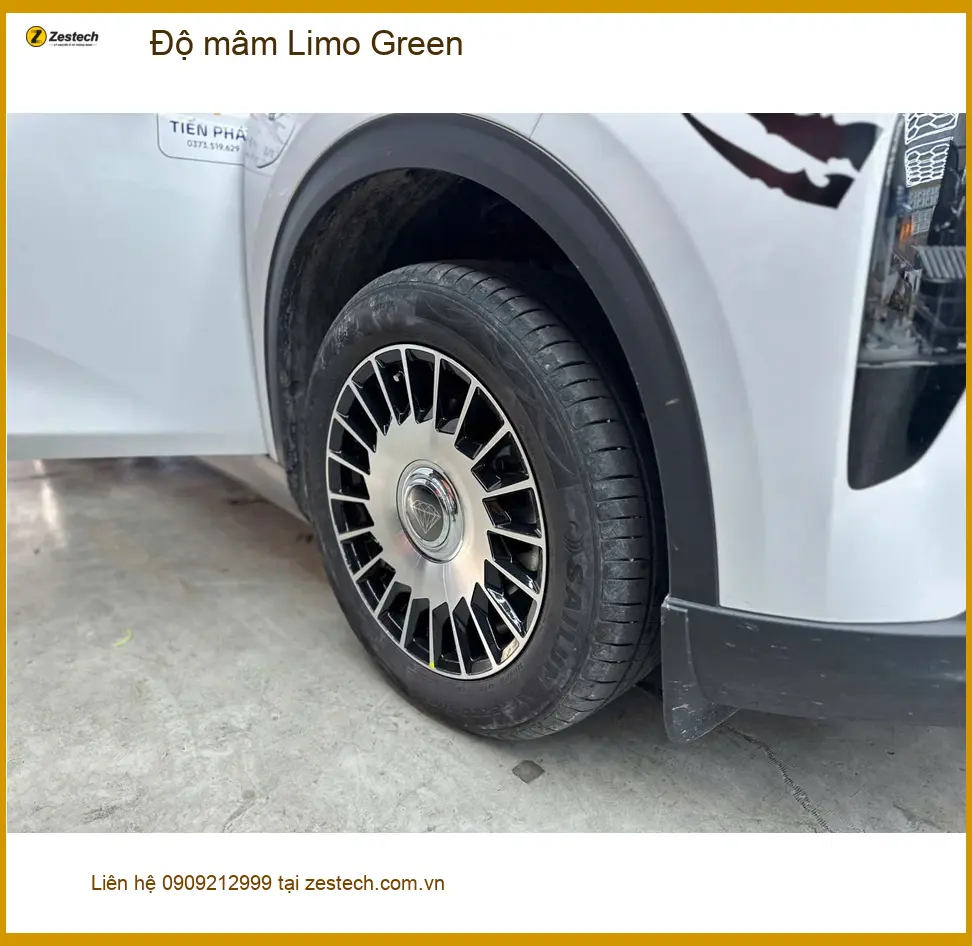 Anh Tấn độ mâm Limo Green cho Hyundai Accent ở Hóc Môn xe chất hơn ảnh thực tế 4