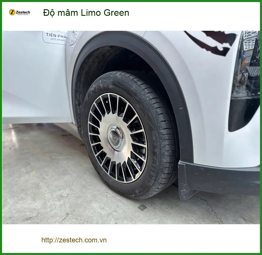Anh Huy độ mâm Limo Green cho Hyundai Accent tại Quận 5 để xe trông thể thao hơn ảnh thực tế 2