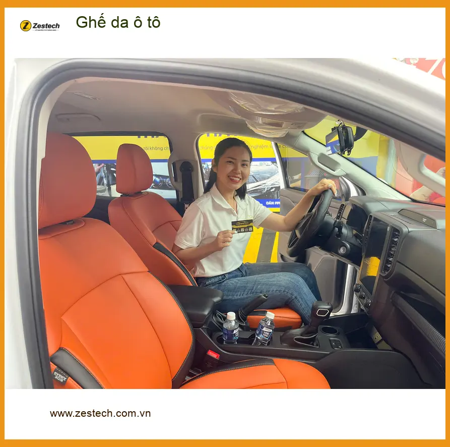 Chị Thanh bọc ghế da ô tô cho Hyundai Creta vì nội thất cũ tại Quận 8 ảnh thực tế 4