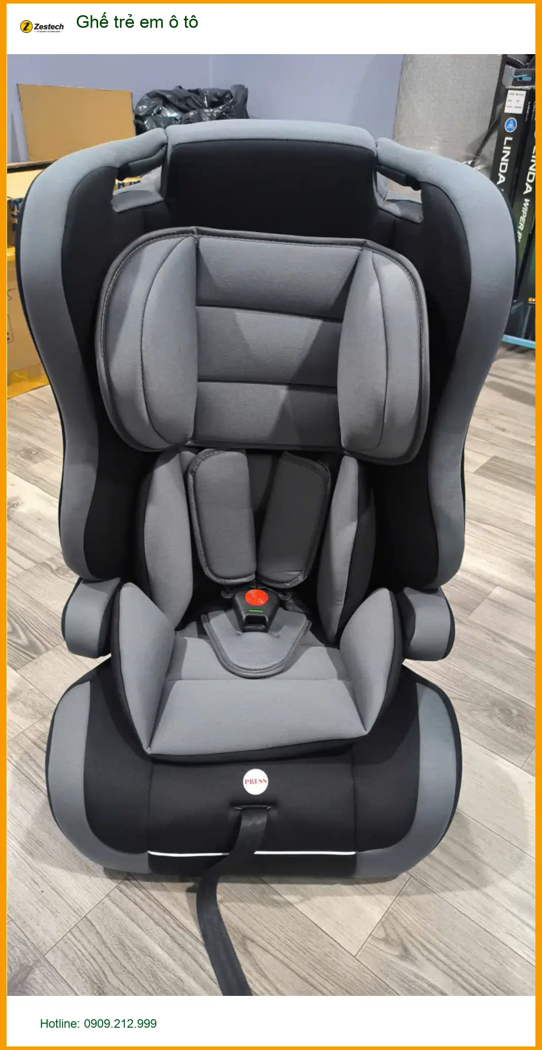 Chị Thảo lắp Ghế trẻ em ô tô chính hãng cho xe Suzuki XL7 tại Quận 2 ảnh thực tế 2