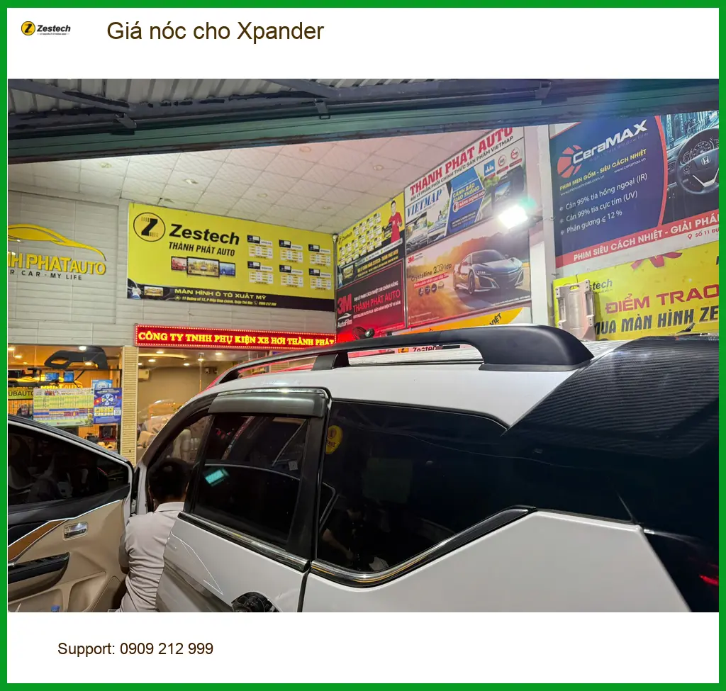 Anh Dũng lắp giá nóc cho Xpander tại Quận 3 chuẩn bị cho chuyến cắm trại ảnh thực tế 2